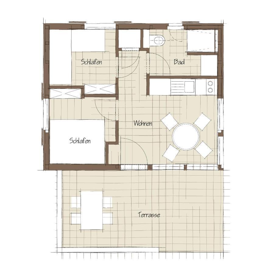 Bungalows Am Waldessaum Bei Hohenzieritz Екстер'єр фото